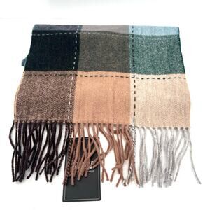 GOBI Mangolian cashmere men’s women’s checkered shawl scarf